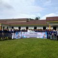 Peserta Penyuluhan Lost Generation Dispora Sumut berfoto bersama saat berkunjungan ke Pusat Rehabilitasi GAN Al Kamal.(kaldera/HO)