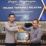 Kepolisian Resort Tapanuli Selatan (Tapsel) mendapat penghargaan dari Kementerian Keuangan Dirjen Perbendaharan melalui Kantor Pelayanan Perbendaharaan Negara (KPPN) Padangsidimpuan dengan kategori sangat baik.