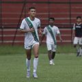Skuad PSMS sedang melakukan latihan di Stadion Teladan