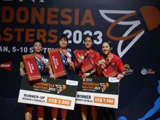 Pebulutangkis tunggal putri Indonesia, Ester Nurumi Tri Wardoyo menjadi juara BNI Indonesia Masters 2023. Sukses tersebut didapat setelah di partai final mengalahkan pemain Chinese Taipei, Chiu Pin-Chian dia set langsung dalam laga yang berlangsung di GOR Pancing, Medan, Minggu (10/9/2023).