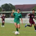 Pemain PSMS Medan saat melakukan pertandingan ujicoba beberapa waktu lalu
