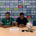 Pelatih PSMS Medan, Ridwan Saragih dan Kapten PSMS Medan, Joko Susilo