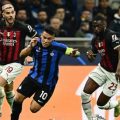 Pertandingan Milan melawan Inter musim lalu