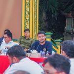 Walikota Medan, Bobby Nasution saat memimpin rapat normalisasi Sungai Deli di Pendopo Rumah Dinas Walikota Medan, Senin (18/9/2023)
