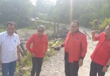 Ketua DPRD Sumatera Utara Baskami Ginting menyampaikan keprihatinannya, tatkala mengunjungi Ruas Lolowua - Dola, Desa Fadoro Hunogoa, Kecamatan Hiliserangkai, Kabupaten Nias.