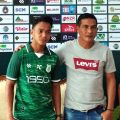 Pelatih PSMS Medan, Ridwan Saragih dan Pemain PSMS Medan, Putra Chaniago