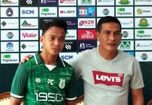 Pelatih PSMS Medan, Ridwan Saragih dan Pemain PSMS Medan, Putra Chaniago