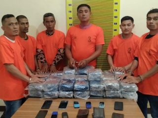 Para TSK yang diamanlan berikut barang bukti di Mapoldasu
