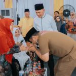 Walikota Medan, Bobby Nasution saat menghadiri Pesantren Sulaimaniyah Haji Anif, Selasa (10/10/2023)