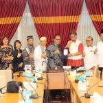 Ketua DPRD Sumatera Utara, Baskami Ginting membahas aturan yang membatasi kampanye di kampus bersama Asosiasi Perguruan Tinggi Swasta Indonesia (APTISI), Sumatera Utara.