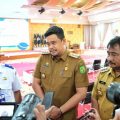 Walikota Medan, Bobby Nasution bersama Walikota Binjai, Amir Hamzah, Dirjen Kemenhub, Aminulloh