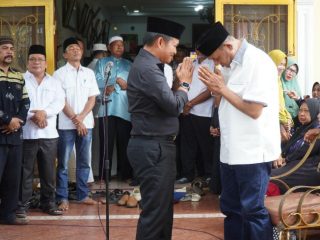 Pj Gubsu, Hassanudin bersama Plt Bupati Langkat, Syah Afandin