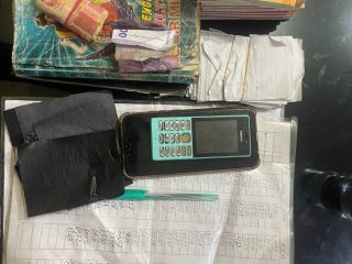 Barang bukti praktek judi togel yang diamankan personel Polda Sumut di Asahan