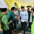 Walikota Medan, Bobby Nasution saat menghadiri Peringatan Maulid Nabi Muhmmad SAW di Masjid Lama Yang Bengkok, Sabtu (21/10/2023)