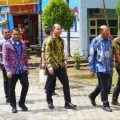 Plt Bupati Langkat, Syah Afandin saat menghadiri Roadshow Bus KPK