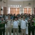 Gus Irawan Pasaribu,SE,Ak,MM,CA anggota komisi IX DPR RI melakukan Diskusi Publik dengan tema Implementasi QRIS " Menuju Masyarakat Non Tunai " yang digelar di Aula Permata Land Hotel Rantauprapat Kec.RantaunSelatan ,Sabtu ,(28/10/2023)