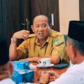 Plt Bupati Langkat, Syah Afandin saat menerima MPZ