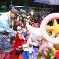 Walikota Medan, Bobby Nasution saat mengikuti Peringatan Hari Guru tingkat Kota Medan di Stadion Teladan, Sabtu (25/11/2023)