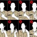 Aparatur Sipil Negara (ASN) atau PNS wajib netral saat pemilu. Oleh karena itu, PNS dilarang melakukan beberapa pose saat foto untuk menjaga netralitas tersebut.