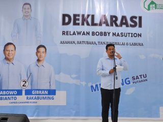 Relawan Bobby Nasution Targetkan 70% Suara Pasangan Prabowo - Gibran di 4 Kab/Kota