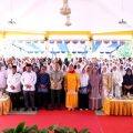 Plt Bupati Langkat, Syah Afandin diwakili Staf Ahli Bidang Pemerintahan, Hukum dan Politik, Rudi Kinandung menghadiri Apresiasi Pendidikan Tenaga Kependidikan PAUD se-Kabupaten Langkat di Jentera Malay Rumah Dinas Bupati Langkat, Sabtu (9/12/2023).