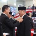 Ketua DPRD Medan,Hasyim melantik empat orang anggota dewan sisa periode 2019-2024 di Gedung DPRD Medan, Selasa (12/12/2023)