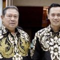 Ketua Majelis Tinggi Partai Demokrat Susilo Bambang Yudhoyono (SBY) dan Ketua Umum Partai Demokrat Agus Harimurti Yudhoyono (AHY)