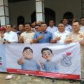 Gus Irawan Pasaribu anggota DPR RI Fraksi Gerindra menyambangi kantor Gerindra di Kabupaten Tapanuli Tengah, Sumatera Utara, Sabtu (23/12/2023).