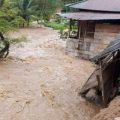 Banjir bandang terjadi di Desa Purba Baru, Kecamatan Lembah Sorik Marapi (LSM), Kabupaten Mandailing Natal (Madina), Sumatera Utara (Sumut) pada Rabu (20/12) malam.
