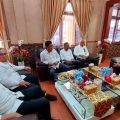 Kapolres Belawan saat menerima kunjungan Anggota Komisi 1 DPRD Medan di Ruang Kerjanya, kemarin