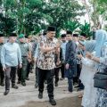 Walikota Medan, Bobby Nasution saat menghadiri pengajian akbar Medan Maimoon