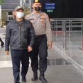 Bupati Labuhanbatu, Sumatera Utara, Erik Adtrada Ritonga telah tiba di gedung KPK, Jakarta, usai ditangkap dalam operasi tangkap tangan (OTT).