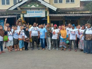 Pedagang Pasar Bhakti Optimis Prabowo-Gibran Bawa Indonesia Maju