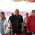 Ketua DPRD Sumatera Utara, Baskami Ginting melakukan serangkaian kegiatan serap aspirasi, di Jalan Laboratorium, Kelurahan Kesawan, Kecamatan Medan Barat, Kamis (18/1/2024).