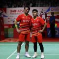 Leo dan Daniel alias "The Babbies" meraih juara Indonesia Masters 2024.(HO/PBSI)