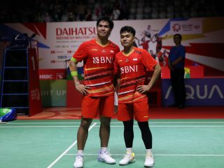 Leo dan Daniel alias "The Babbies" meraih juara Indonesia Masters 2024.(HO/PBSI)