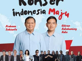 Pasangan calon presiden - wakil presiden nomor urut 02, Prabowo Subianto - Gibran Rakabuming Raka direncanakan hadiri konser musik Koalisi Indonesia Maju di Stadion Baharoeddin Siregar, Lubukpakam, Deliserdang, Sumatera Utara Rabu (7/2/2024).