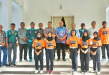 Plt Bupati Langkat, Syah Afandin menerima audiensi dari Atlet PON Softball Kabupaten Langkat bertempat di Rumah Dinas Bupati Langkat, Kamis (15/02/2024)