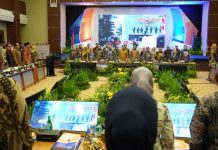 Walikota Medan, Bobby Nasution diwakili Wakil Walikota Medan, Aulia Rachman menghadiri Rapat Umum Pemegang Saham (RUPS) tahun buku 2023 dan RUPS Luar Biasa PT Bank Sumut, Senin (26/2/2024).