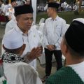 Pj Bupati Langkat, Faisal Hasrimy saat bertemu ulama
