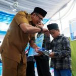 Wakil Walikota Medan, Aulia Rachman saat menhadiri Safari Ramadhan di Medan Marelan