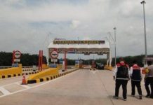 Gerbang Tol Kisaran resmi dibuka, Kamis (4/4/2024). Hingga 16 April 2024, gerbang ini masih digratiskan.(HO/kaldera)
