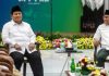 Presiden terpilih Prabowo Subianto mengungkap inti pertemuan dengan Ketua Umum PKB Muhaimin Iskandar (Cak Imin) di Kantor DPP PKB, Jakarta Pusat pada Rabu (24/4).