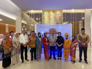 Pj Bupati Langkat, Faisal Hasrimy menghadiri Festival Tunas Bahasa Ibu Nasional (FTBIN) yang berlangsung di Jakarta, Kamis (2/5/2024).