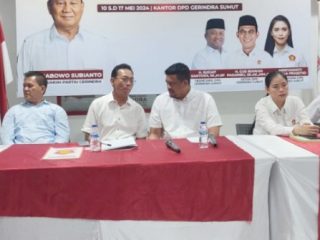 Bergabungnya Bobby Nasution ke Partai Gerindra mendapat sambutan luar biasa dari jajaran pengurus DPD Gerindra Sumatera Utara.
