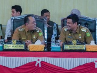 Walikota Medan, Bobby Nasution dan Wakil Walikota Medan, Aulia Rachman