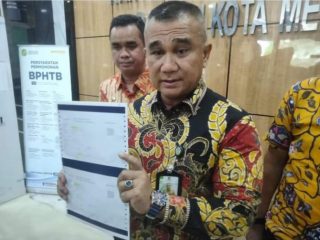 PT Arga Citra Kharisma (ACK) selaku pengelola Mall Centre Point melunasi tunggakan BPHTB kepada Pemko Medan sebesar Rp104 miliar, Kamis (25/7/2024).