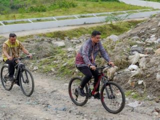 Tinjau Progres Revitalisasi Taman Cadika, Bobby Nasution: Ini Non APBD