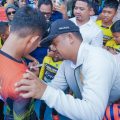 Atlet sepatu roda dari 9 provinsi ditambah dari Thailand bertanding di ajang Bintang Medan Open 2024 memperebutkan Piala Walikota Medan di lintasan sepatu roda Taman Cadika Medan, Jumat (9/8/2024).