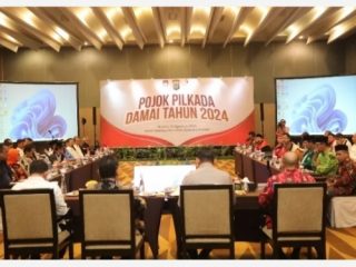 Kepolisian Daerah Sumatera Utara (Polda Sumut) bersama Komisi Pemilihan Umum (KPU) dan Badan Pengawas Pemilihan Umum (Bawaslu) Sumut mengajak tokoh-tokoh masyarakat untuk menjaga keamanan dan ketertiban masyarakat (Kamtibmas) di wilayah Sumut.